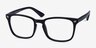 Uptown Navy PlasticEyeglass Frames from EyeBuyDirect, Angle View