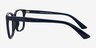 Uptown Navy PlasticEyeglass Frames from EyeBuyDirect, Side View