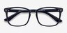 Uptown Navy PlasticEyeglass Frames from EyeBuyDirect, Closed View