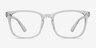 Uptown Clear PlasticEyeglass Frames from EyeBuyDirect, Front View