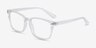 Uptown Clear PlasticEyeglass Frames from EyeBuyDirect, Angle View