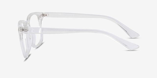 Uptown Clear PlasticEyeglass Frames from EyeBuyDirect, Side View