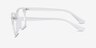 Uptown Clear PlasticEyeglass Frames from EyeBuyDirect, Side View