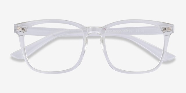 Uptown Clear PlasticEyeglass Frames from EyeBuyDirect, Closed View