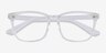 Uptown Clear PlasticEyeglass Frames from EyeBuyDirect, Closed View