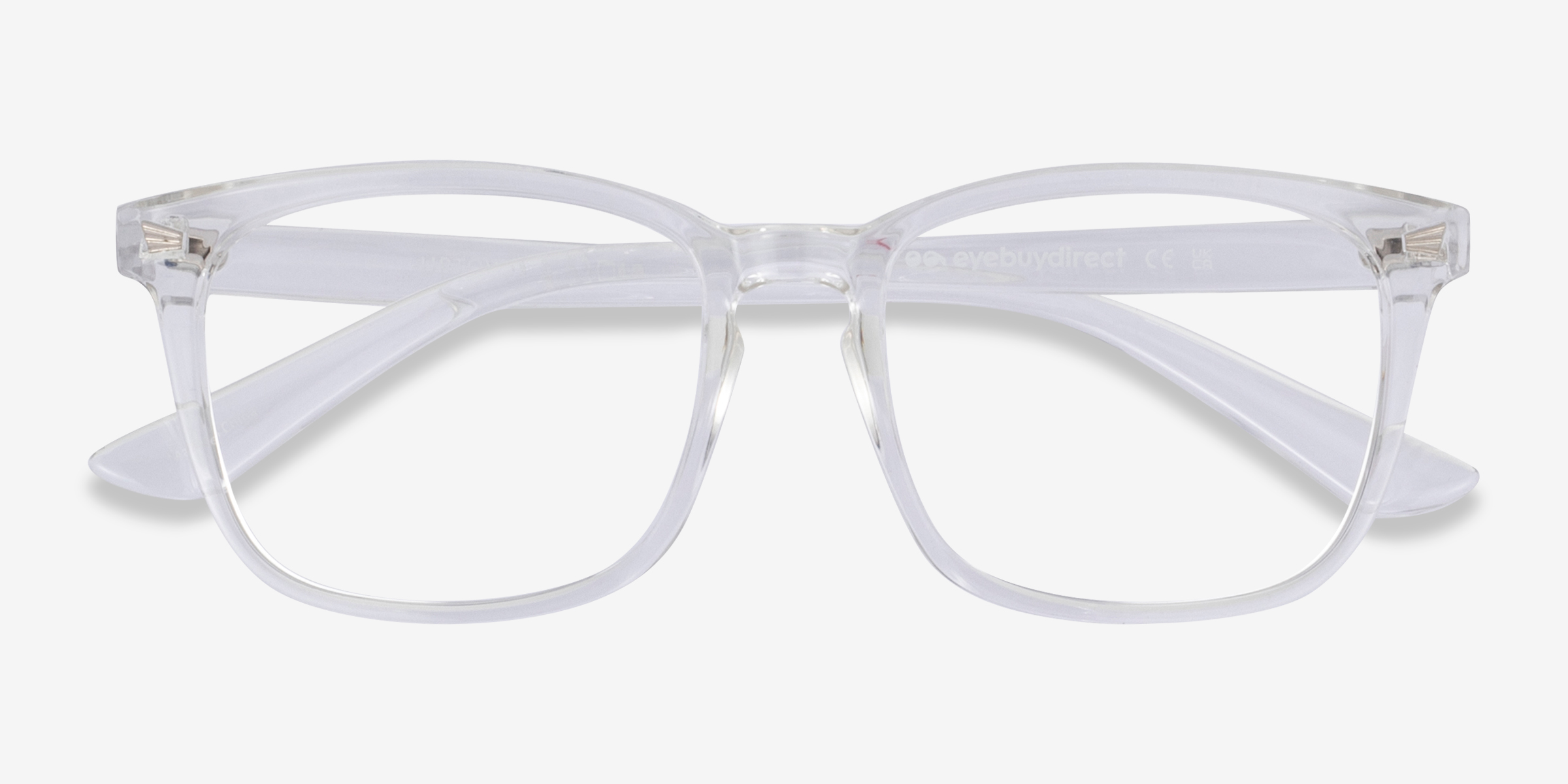 Uptown Square Clear Full Rim Eyeglasses Eyebuydirect