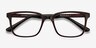 November Brown PlasticEyeglass Frames from EyeBuyDirect, Closed View
