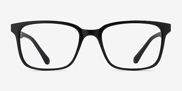 November Matte Black Plastic Eyeglass Frames
