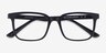 November Matte Black PlasticEyeglass Frames from EyeBuyDirect, Closed View