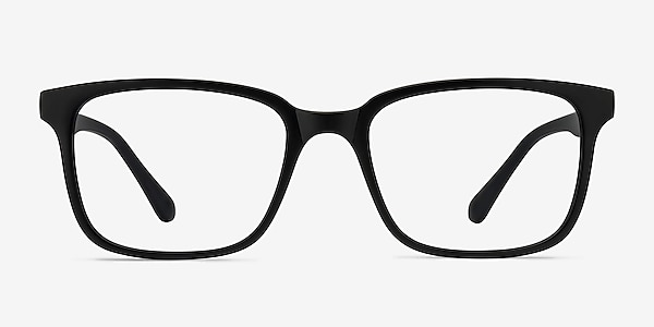 November Matte Black Plastic Eyeglass Frames