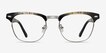 Coexist Striped MetalEyeglass Frames from EyeBuyDirect, Front View