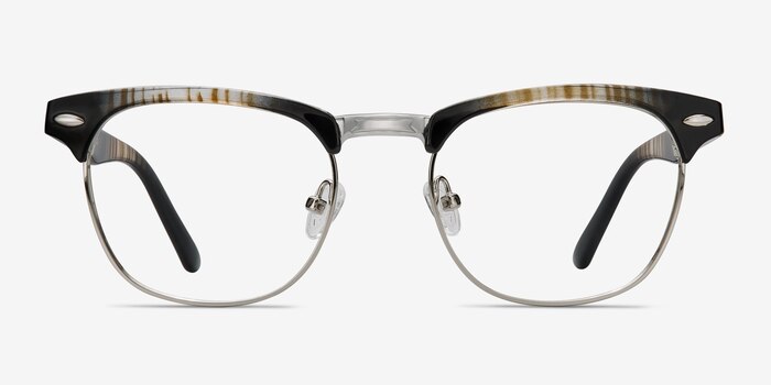 Coexist Striped Metal Eyeglass Frames from EyeBuyDirect