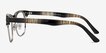 Coexist Striped MetalEyeglass Frames from EyeBuyDirect, Side View