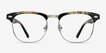 Coexist Striped Plastic, MetalEyeglass Frames from EyeBuyDirect, Front View