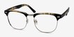 Coexist Striped Plastic, MetalEyeglass Frames from EyeBuyDirect, Angle View
