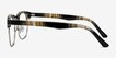 Coexist Striped Plastic, MetalEyeglass Frames from EyeBuyDirect, Side View