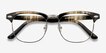 Coexist Striped Plastic, MetalEyeglass Frames from EyeBuyDirect, Closed View