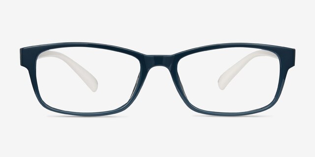 Danny Vert PlastiqueMontures de lunettes de vue d'EyeBuyDirect, Vue de Face