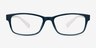 Danny Vert PlastiqueMontures de lunettes de vue d'EyeBuyDirect, Vue de Face