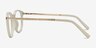 Daphne White Plastic-metalEyeglass Frames from EyeBuyDirect, Side View