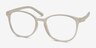 Dutchess Clear PlasticEyeglass Frames from EyeBuyDirect, Angle View