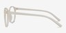 Dutchess Clear PlasticEyeglass Frames from EyeBuyDirect, Side View