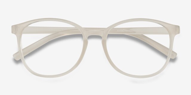 Dutchess Clear PlasticEyeglass Frames from EyeBuyDirect, Closed View