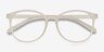 Dutchess Clear PlasticEyeglass Frames from EyeBuyDirect, Closed View