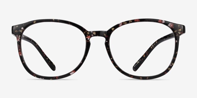 Dutchess Floral PlasticEyeglass Frames from EyeBuyDirect, Front View