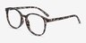 Dutchess Floral PlasticEyeglass Frames from EyeBuyDirect, Angle View