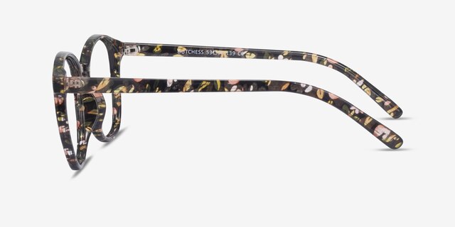 Dutchess Floral PlasticEyeglass Frames from EyeBuyDirect, Side View