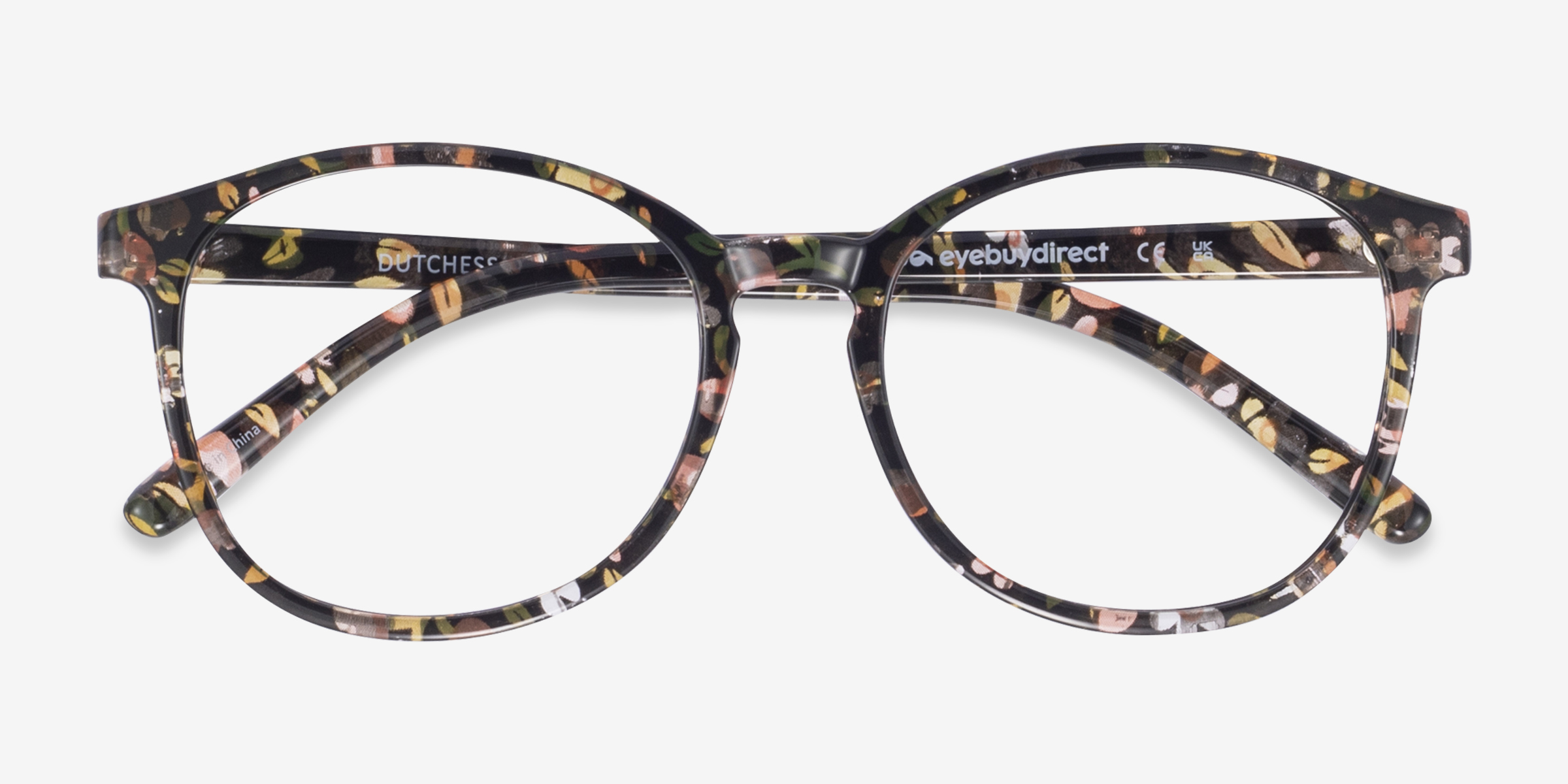 Dutchess Round Floral Glasses for Women Eyebuydirect