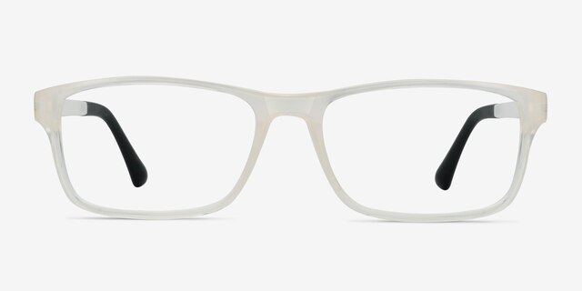 Firefly Clear Pearl PlasticEyeglass Frames from EyeBuyDirect, Front View