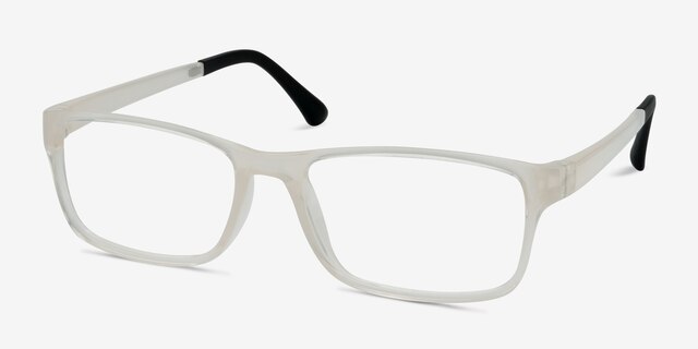 Firefly Clear Pearl PlasticEyeglass Frames from EyeBuyDirect, Angle View