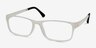 Firefly Clear Pearl PlasticEyeglass Frames from EyeBuyDirect, Angle View
