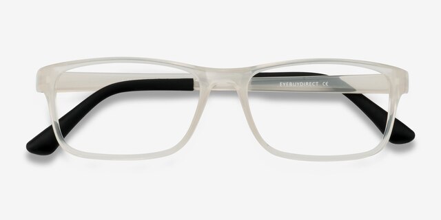 Firefly Clear Pearl PlasticEyeglass Frames from EyeBuyDirect, Closed View