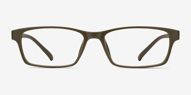 Madras Gray PlasticEyeglass Frames from EyeBuyDirect, Front View