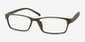 Madras Gray PlasticEyeglass Frames from EyeBuyDirect, Angle View
