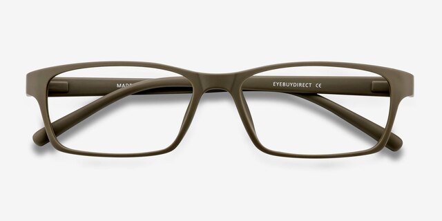 Madras Gray PlasticEyeglass Frames from EyeBuyDirect, Closed View