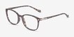 Nola Pink Floral MetalEyeglass Frames from EyeBuyDirect, Angle View