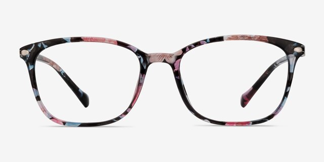 Nola Floral PlasticEyeglass Frames from EyeBuyDirect, Front View