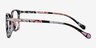 Nola Floral PlasticEyeglass Frames from EyeBuyDirect, Side View