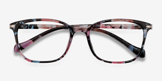 Nola Floral PlasticEyeglass Frames from EyeBuyDirect, Closed View