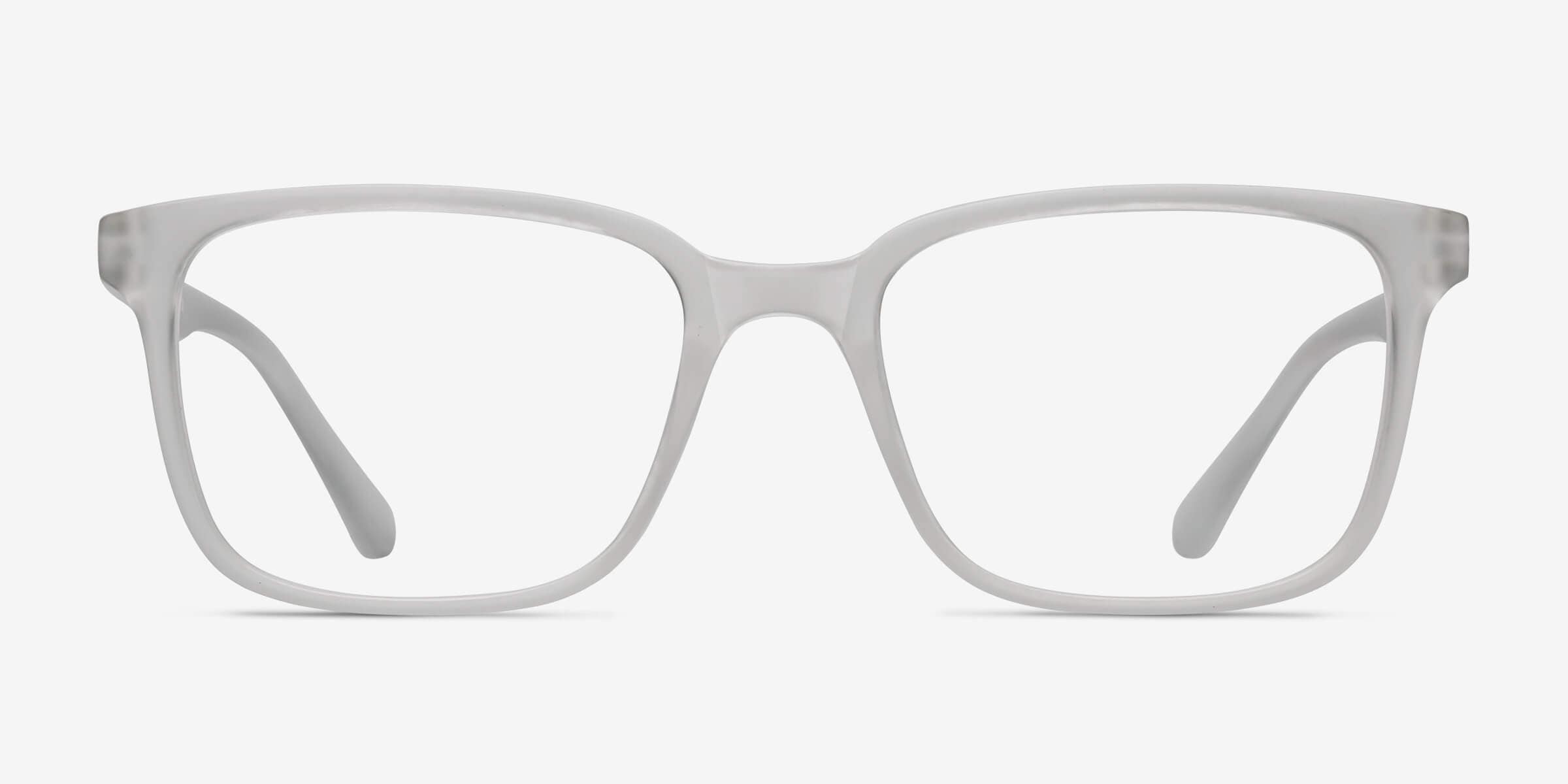 matte clear eyeglass frames