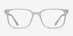 November Matte Clear PlasticEyeglass Frames from EyeBuyDirect, Front View