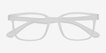 November Matte Clear PlasticEyeglass Frames from EyeBuyDirect, Closed View