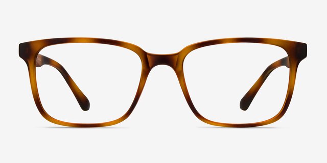 November Tortoise PlasticEyeglass Frames from EyeBuyDirect, Front View