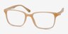 November Pink PlasticEyeglass Frames from EyeBuyDirect, Angle View