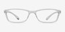 Versus Clear PlasticEyeglass Frames from EyeBuyDirect, Front View