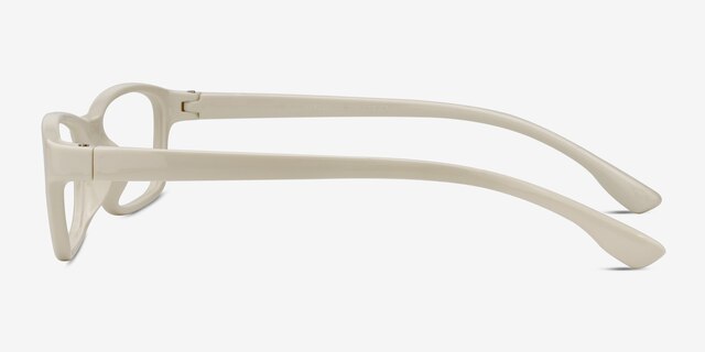 Versus White PlasticEyeglass Frames from EyeBuyDirect, Side View